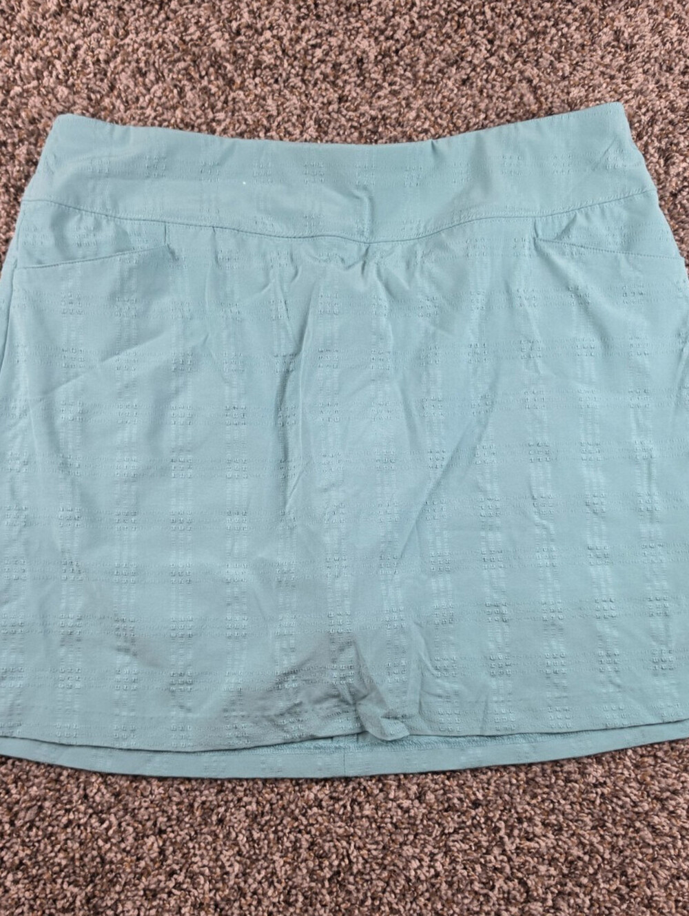Lady Hagen Womens Sz XL Pull On Golf Skort Skirt Light Blue A Line Performance